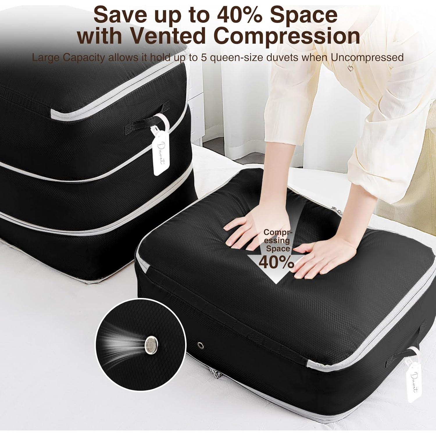 Bolsas de Almacenamiento por Compresión Homsorout 4 Pzas 110L