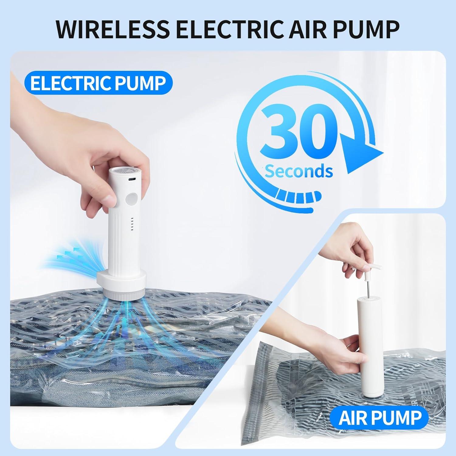 16 Bolsas de Sellado al Vacío FIDAPEKE con Bomba Eléctrica