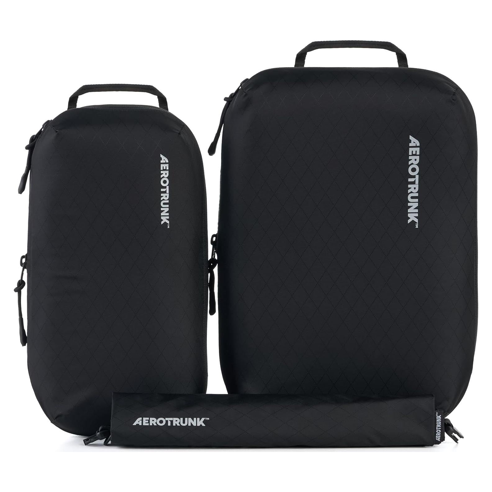 Cubos de Compresión Ultraligeros Aerotrunk 3-Pack Negro