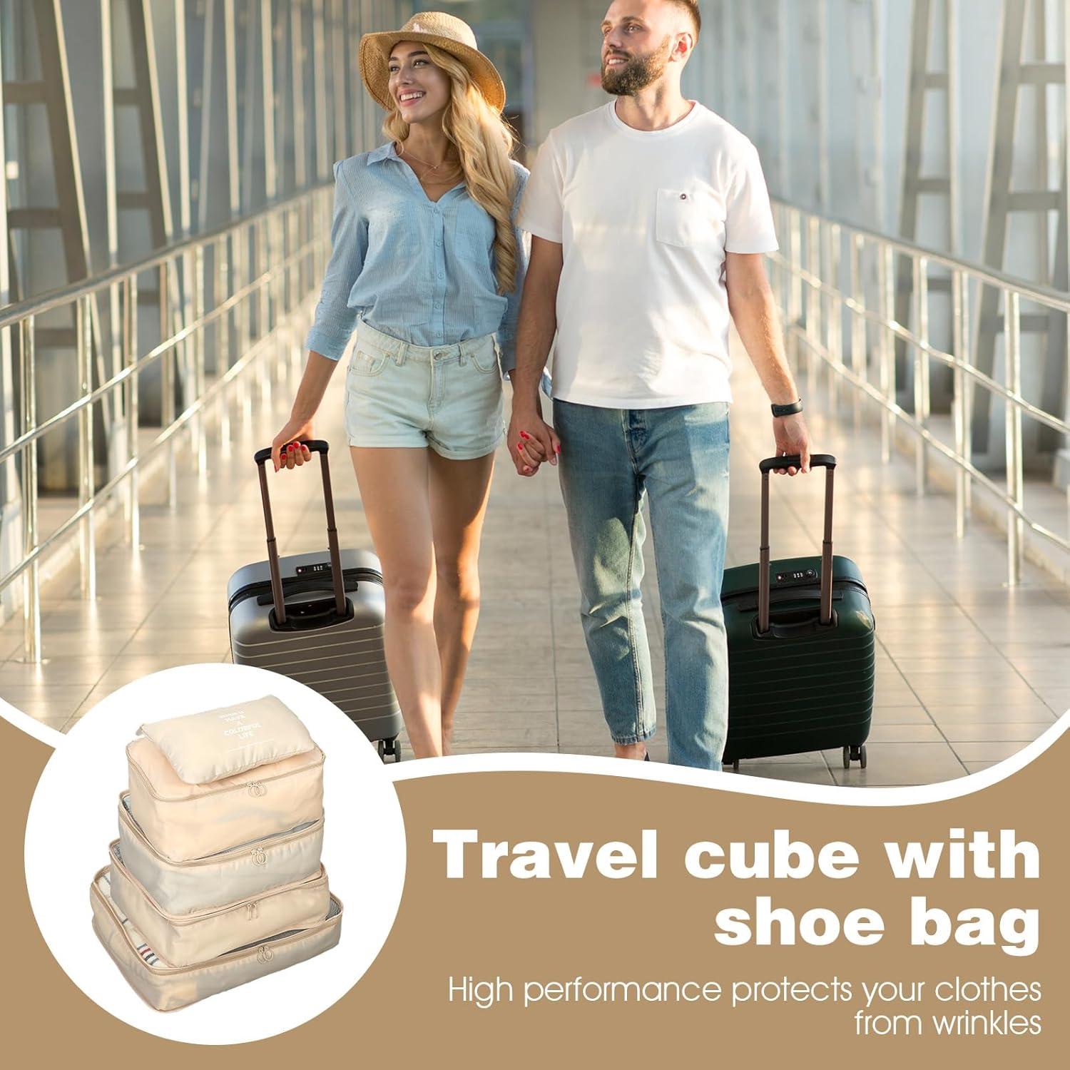 12 Cubos de Empaque Kifmurase Premium para Viaje 39x30 cm