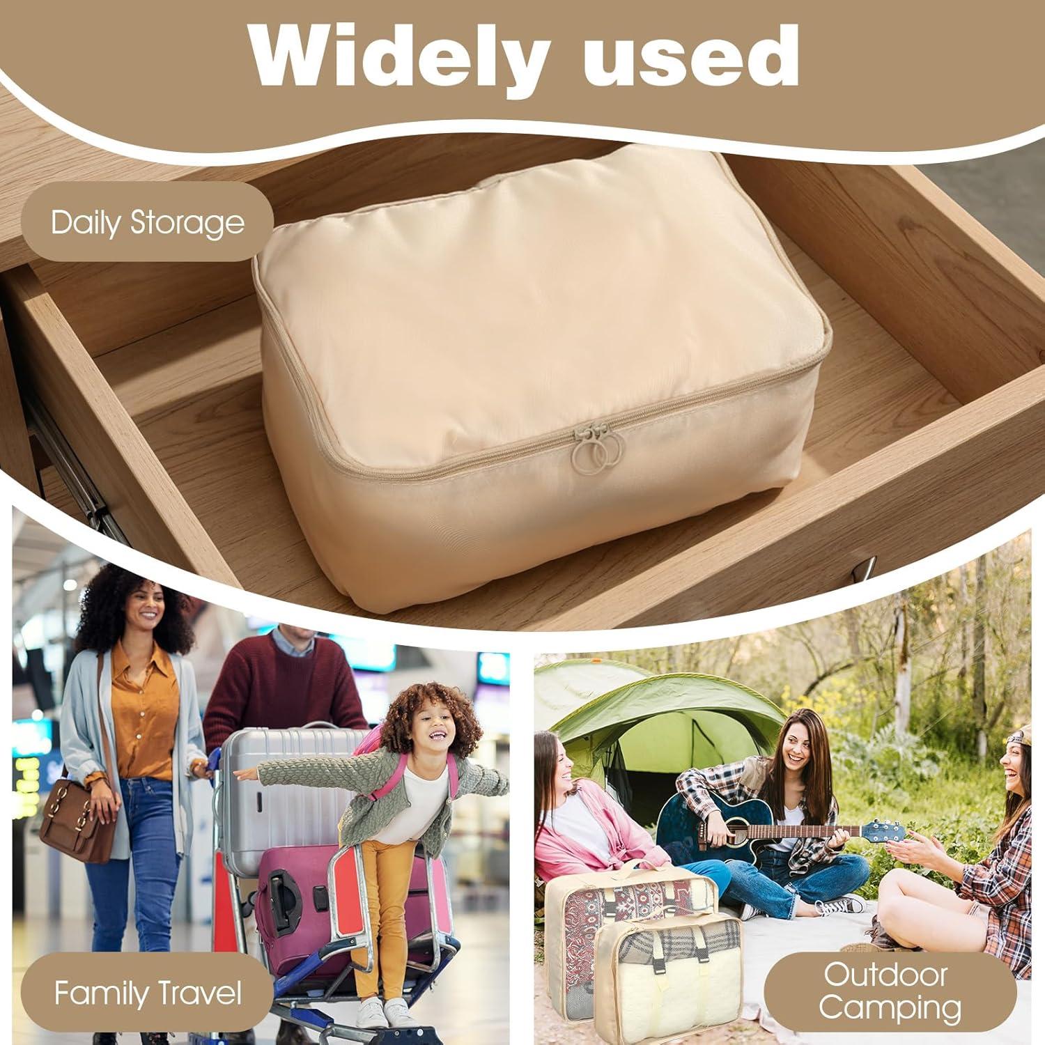 12 Cubos de Empaque Kifmurase Premium para Viaje 39x30 cm