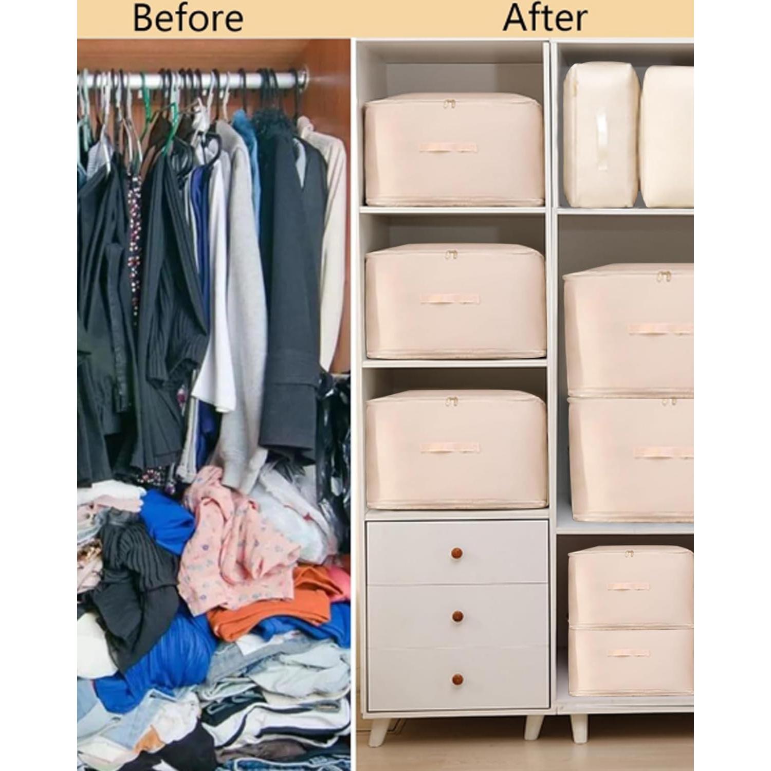 Paquete de 2 Bolsas de Almacenamiento Compresibles 132L Nylon