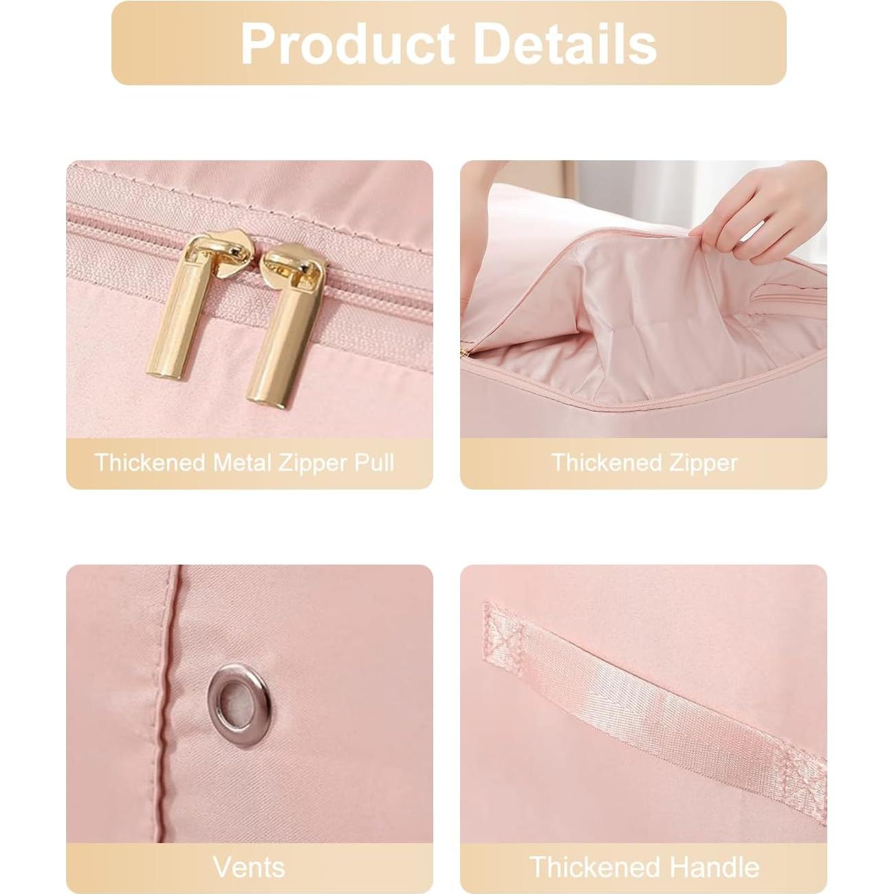 Paquete de 2 Bolsas de Almacenamiento Compresibles 132L Nylon