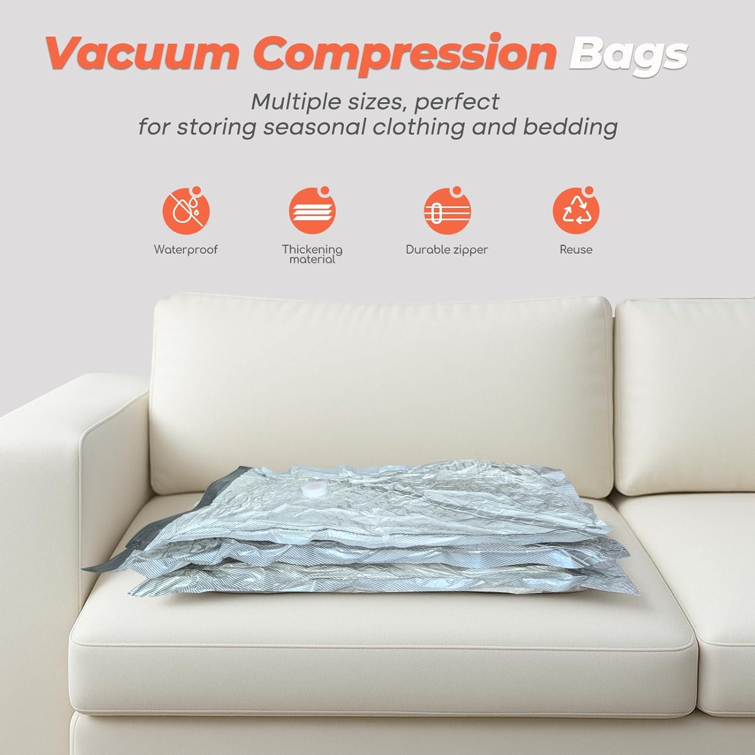 Bolsas de Sellado al Vacío Vacbird 18 Piezas con Bomba Recargable