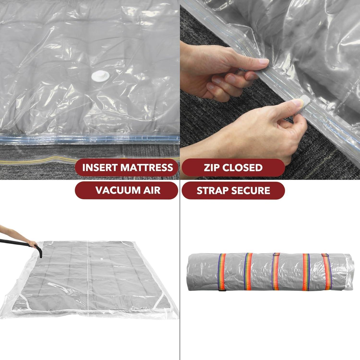 Bolsa de Vacío MEIQIHOME para Colchón Queen 200x250 cm