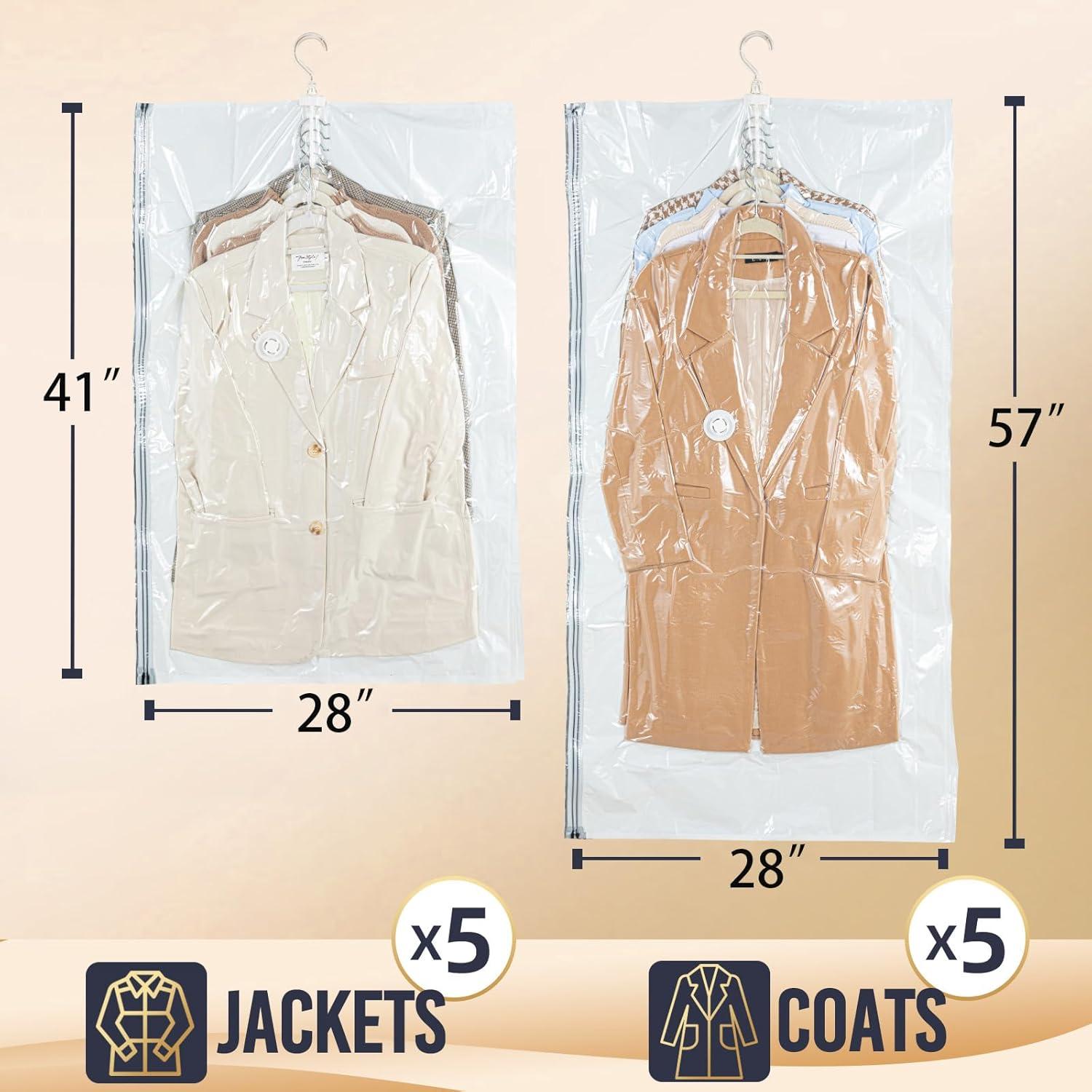 Bolsas de Almacenamiento al Vacío DUORAN - 4 Piezas Colgantes