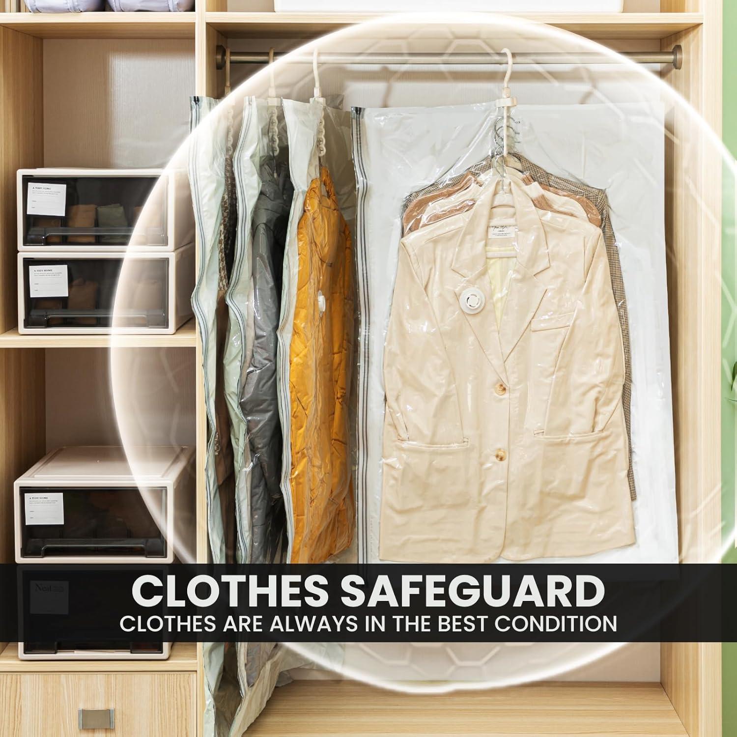 Bolsas de Almacenamiento al Vacío DUORAN - 4 Piezas Colgantes