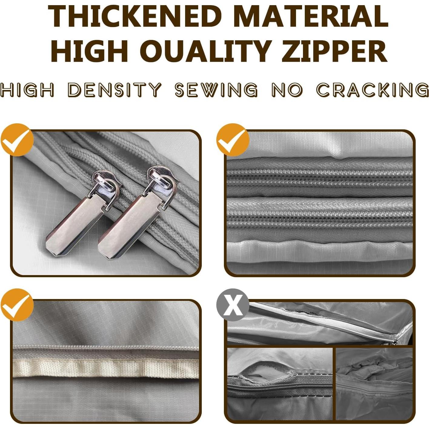 Bolsa de Almacenamiento Compresible Posurry 2 PCS Gris 51.8x41.9x54.9 cm