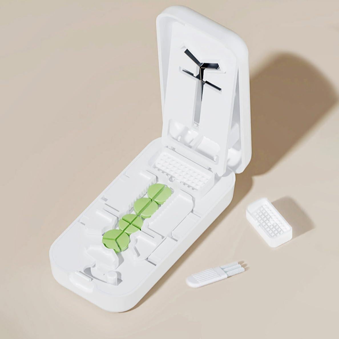 Cortador de Pastillas Yulikiker 3 en 1 con Cuchilla de Seguridad