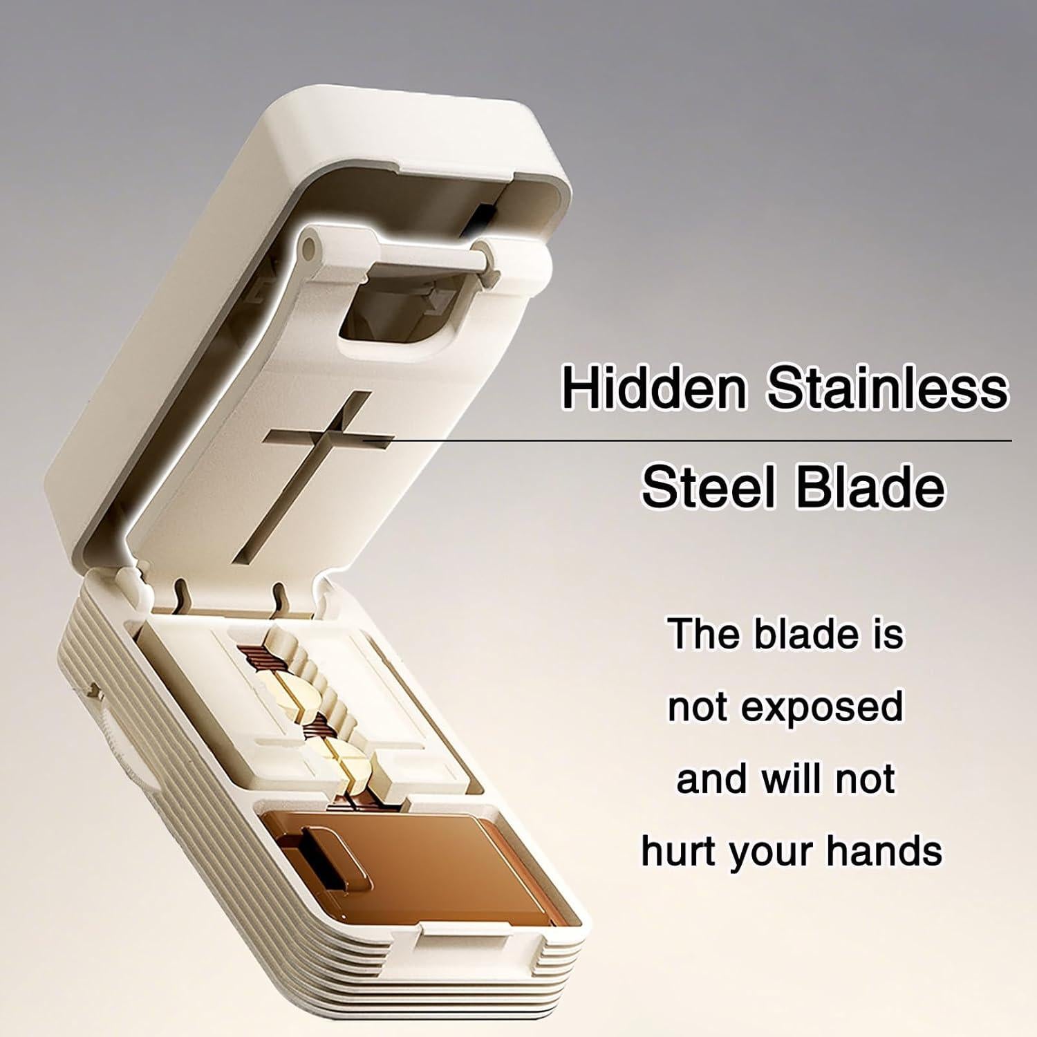 Cortador de Pastillas KELLYPOLLY Portátil Blanco Marrón