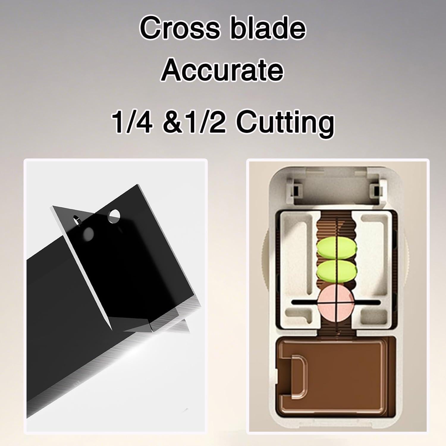 Cortador de Pastillas KELLYPOLLY Portátil Blanco Marrón