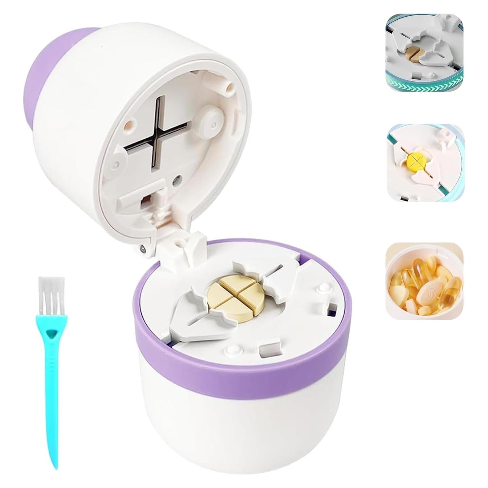 Cortador de Pastillas FU DA YI con Almacenamiento y Cuchilla de Acero