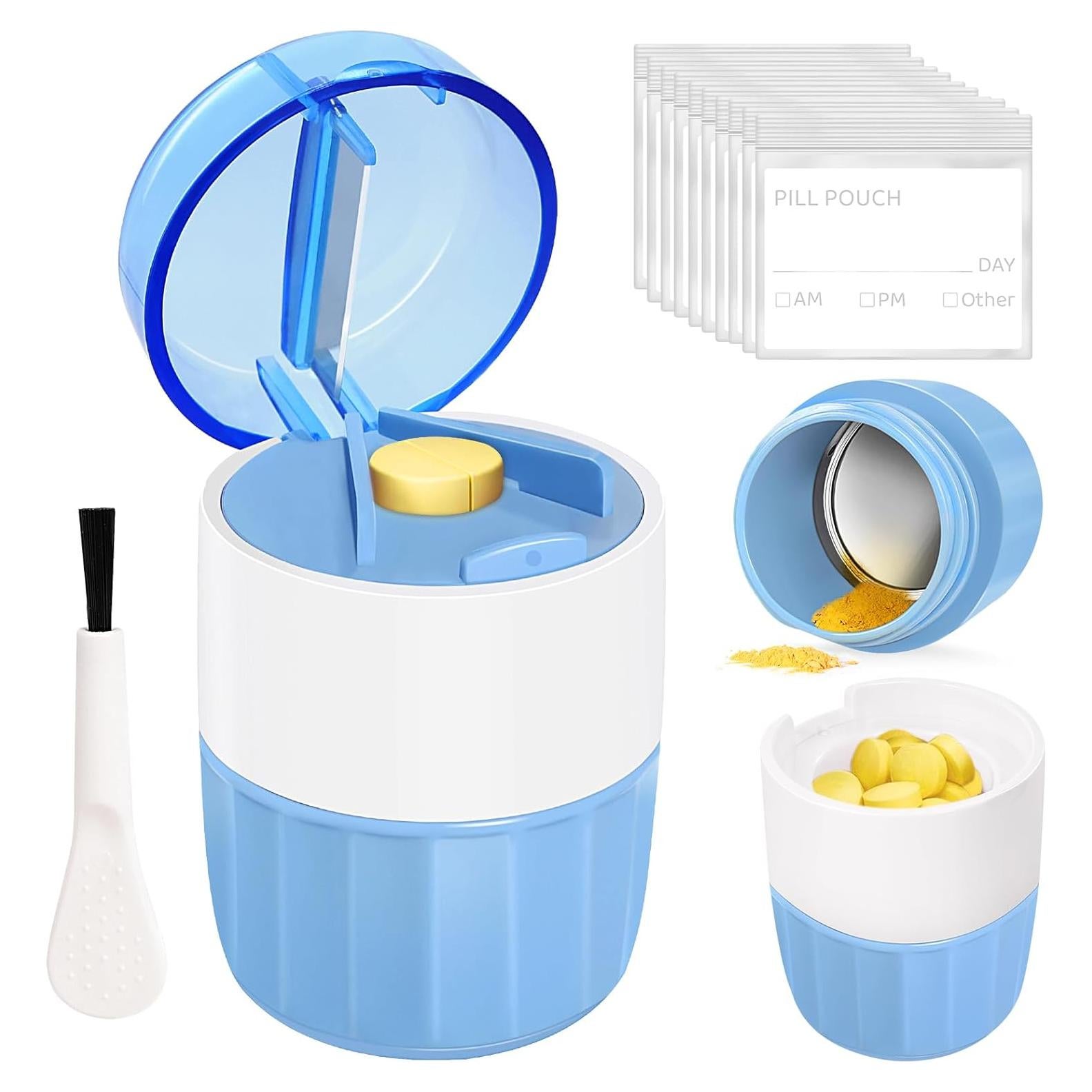 Triturador de Pastillas 3-en-1 Sukki con Almacenamiento