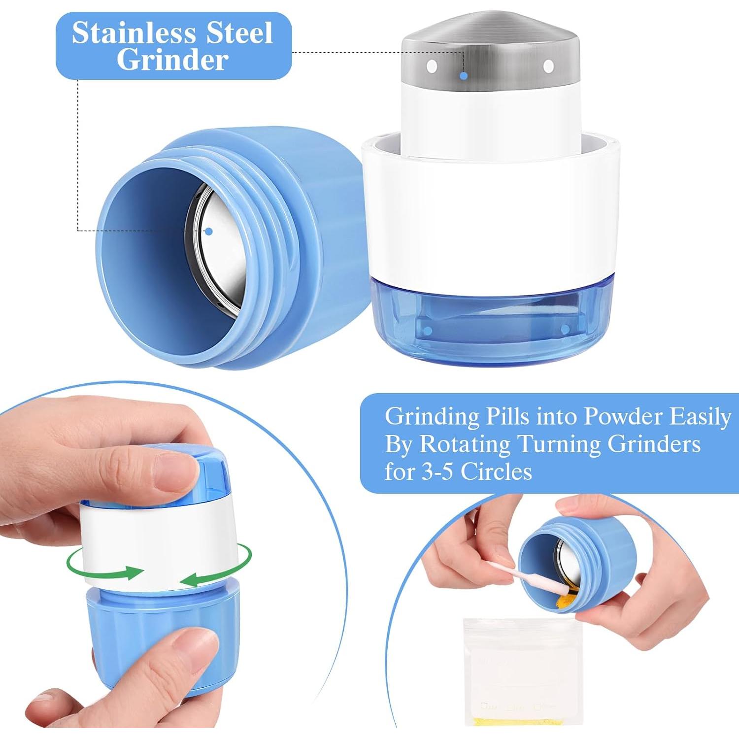 Triturador de Pastillas 3-en-1 Sukki con Almacenamiento