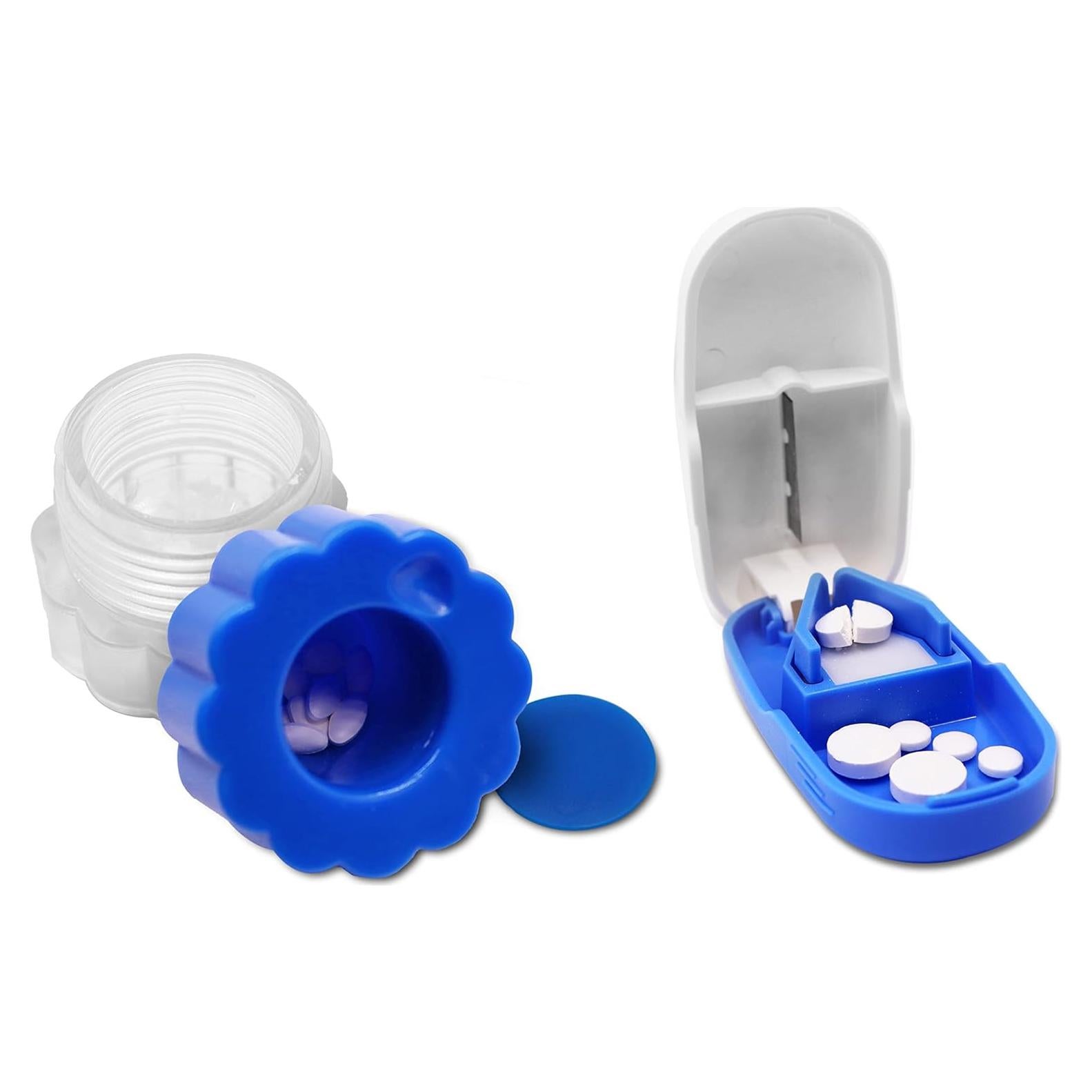 KMINA Cortador y Triturador de Pastillas Pack Único 10.8x15.8 cm