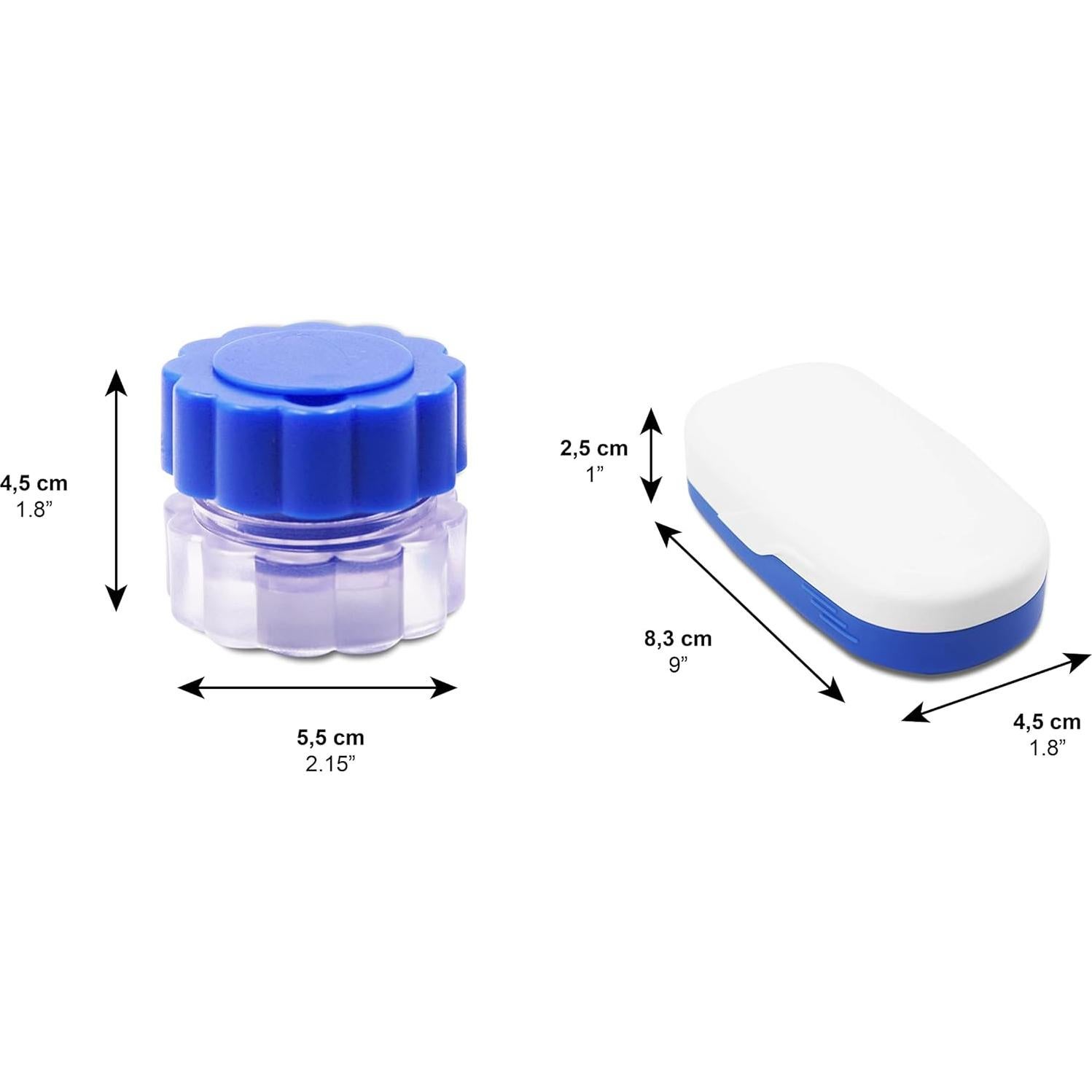 KMINA Cortador y Triturador de Pastillas Pack Único 10.8x15.8 cm