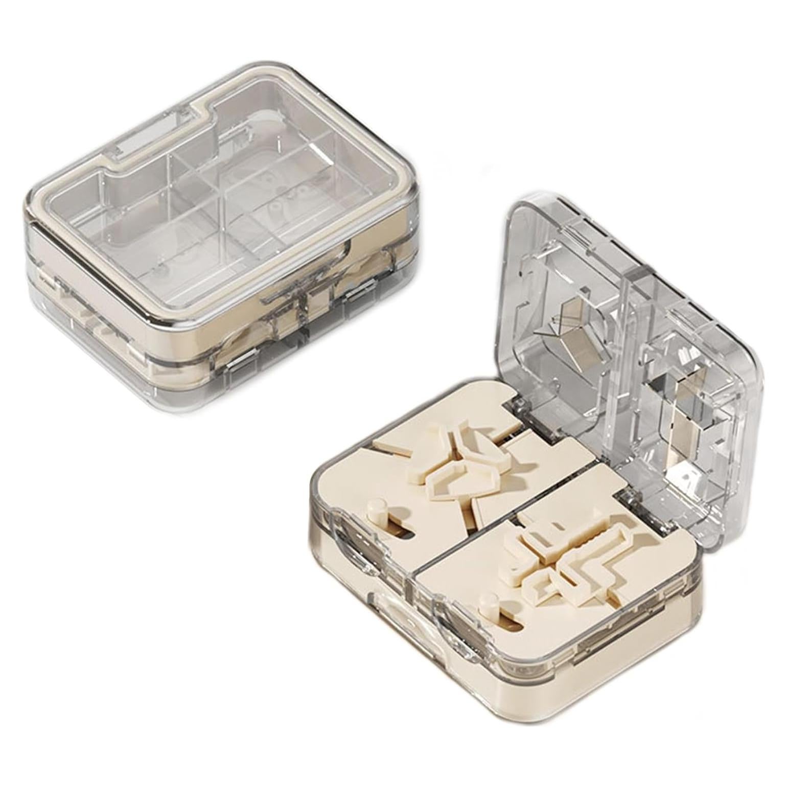 Cortador de Pastillas Yulikiker 3 en 1 con Almacenamiento