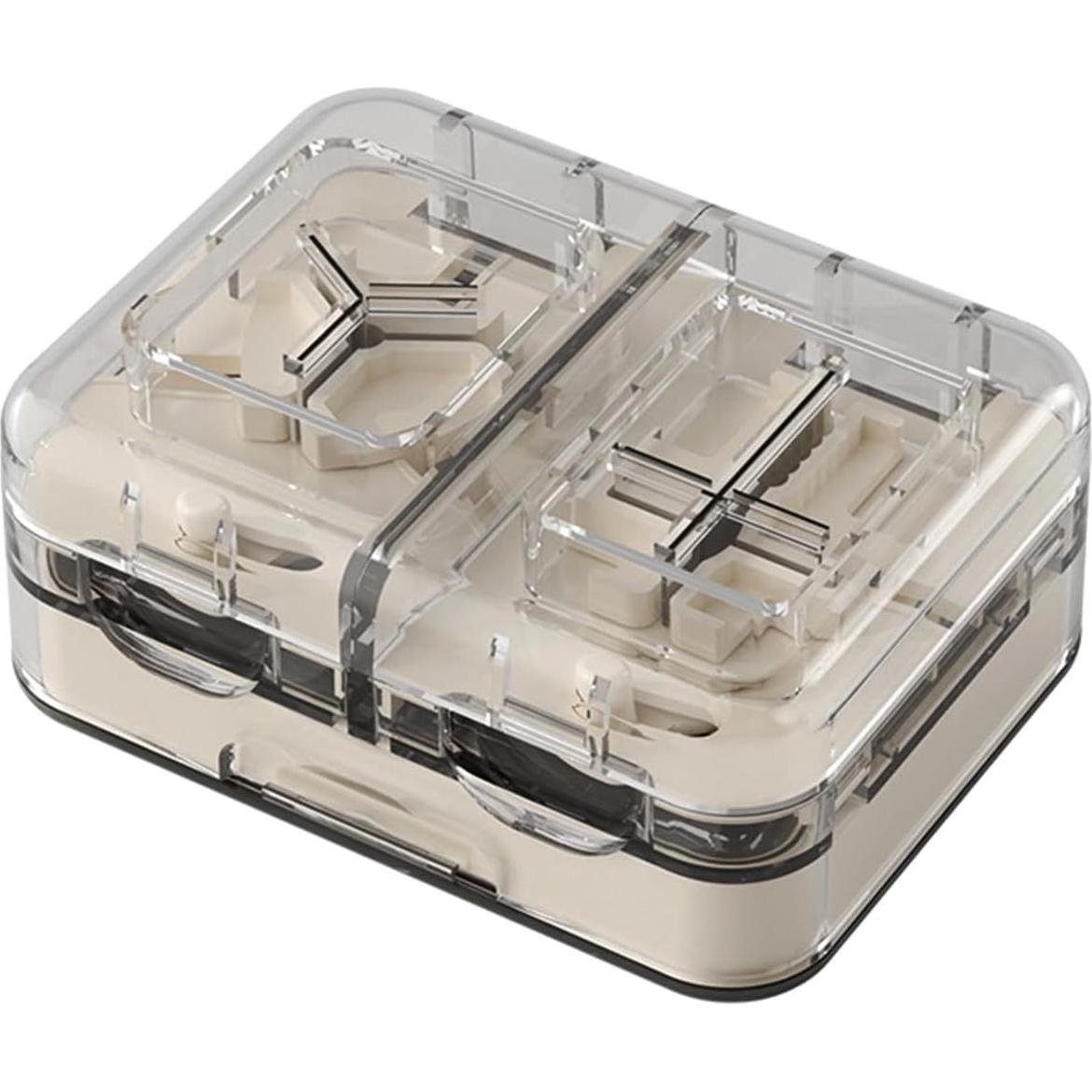 Cortador de Pastillas Yulikiker 3 en 1 con Almacenamiento