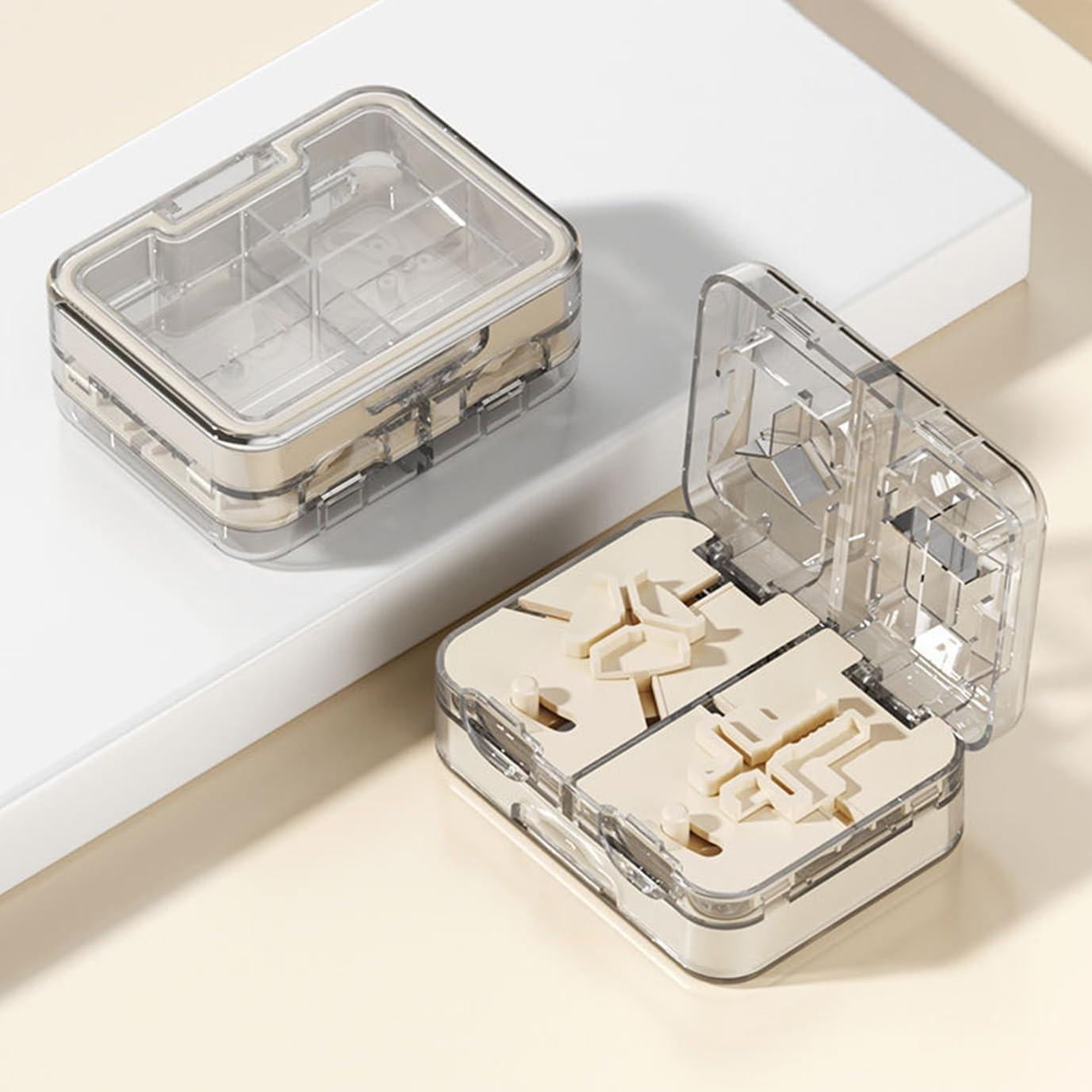 Cortador de Pastillas Yulikiker 3 en 1 con Almacenamiento