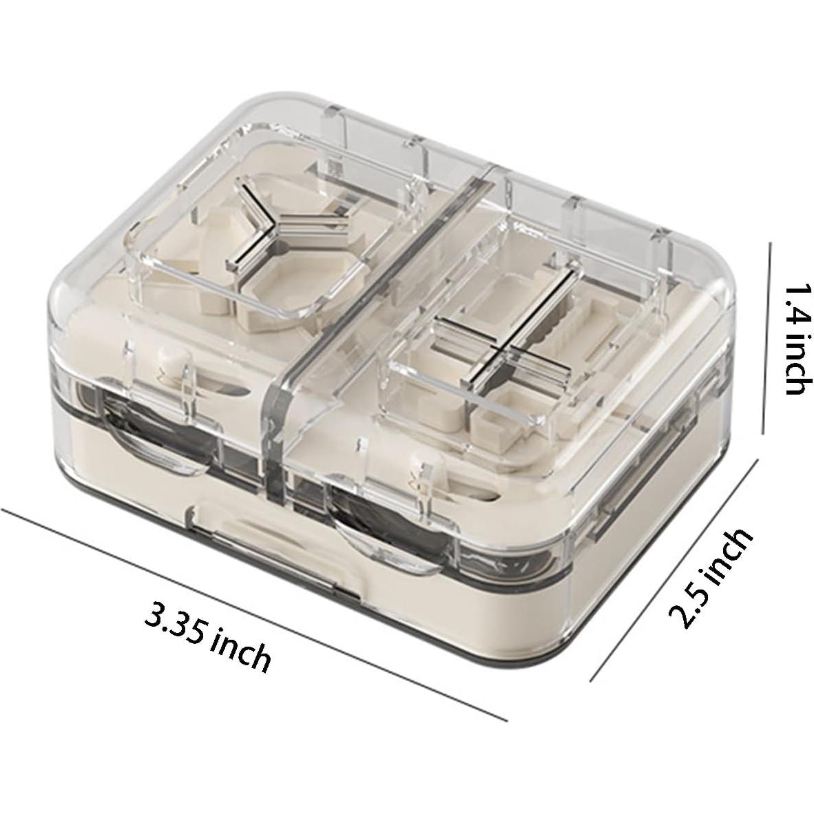 Cortador de Pastillas Yulikiker 3 en 1 con Almacenamiento