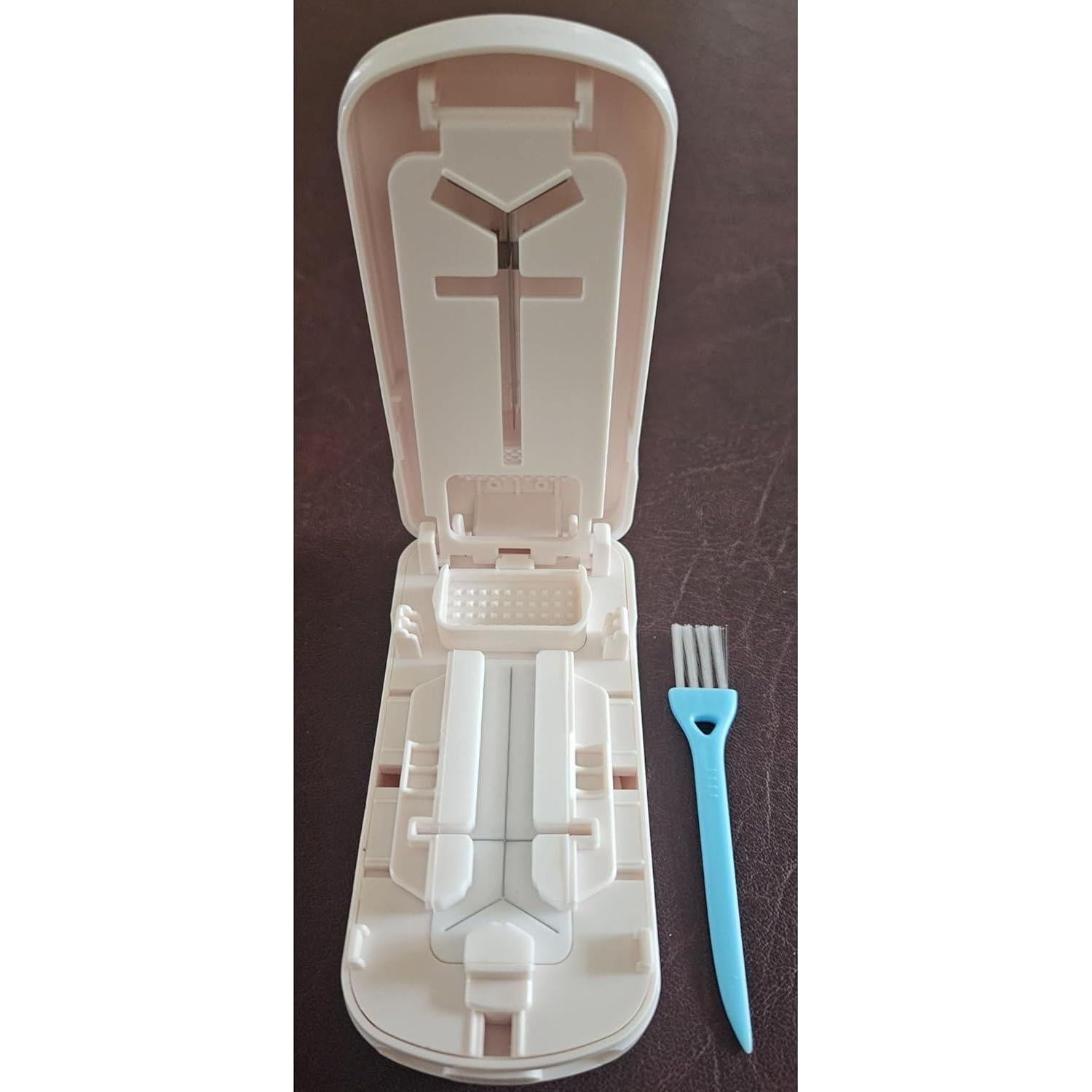 Cortador de Pastillas YJGMY con 3 Secciones de Corte Blanco