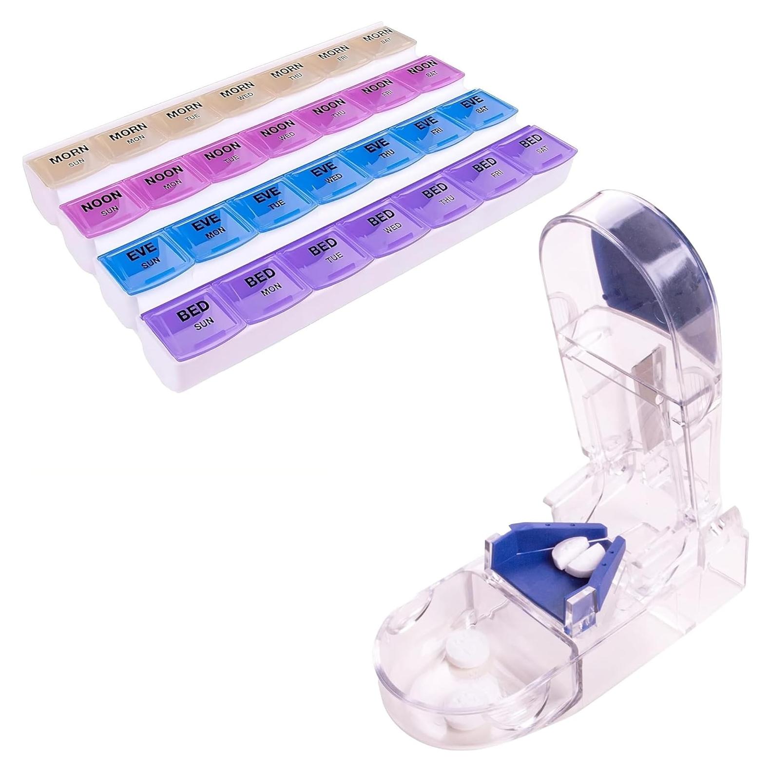 Organizador de Medicamentos Carex Mediplanner 7 Días con Cortador