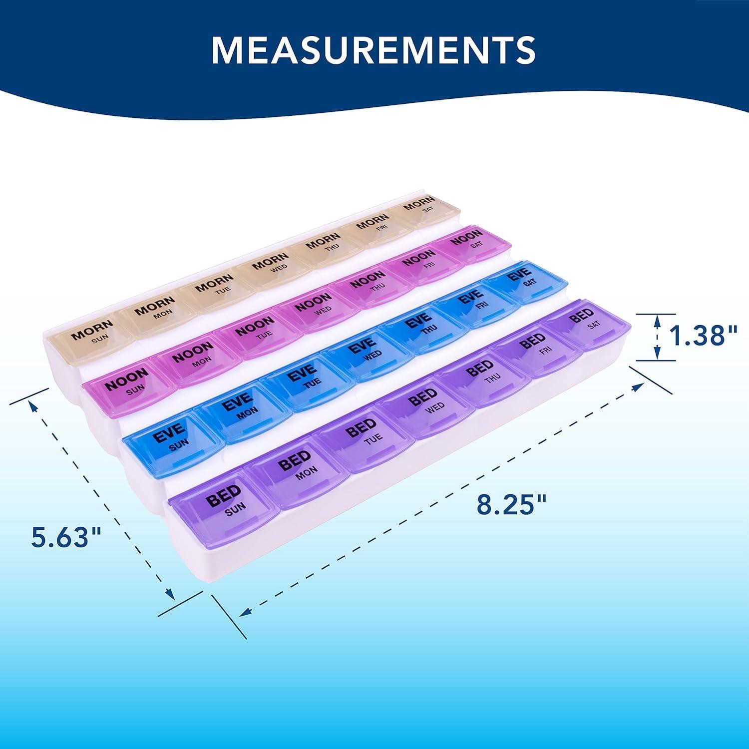 Organizador de Medicamentos Carex Mediplanner 7 Días con Cortador