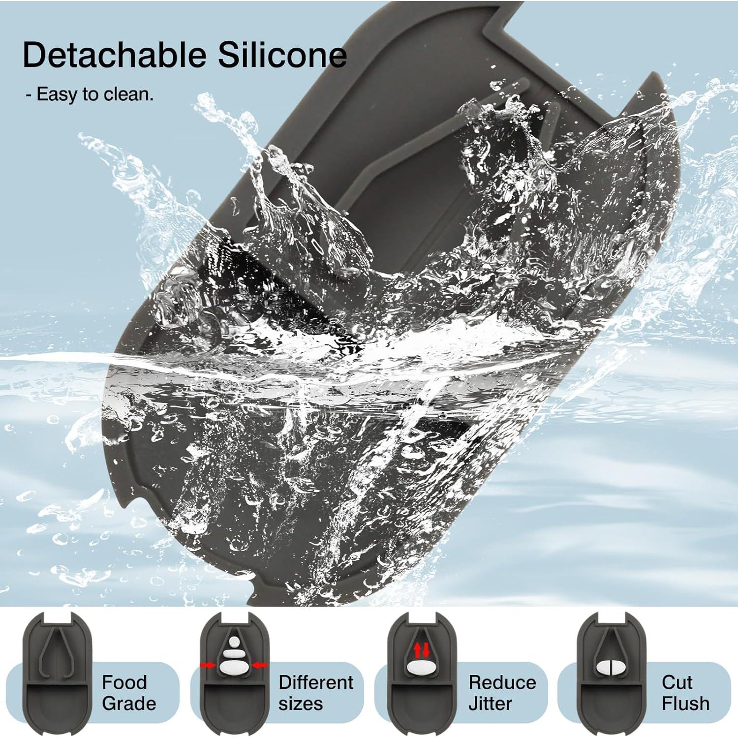 Cortador y Organizador de Pastillas Zoolinn 2 en 1 - Portátil