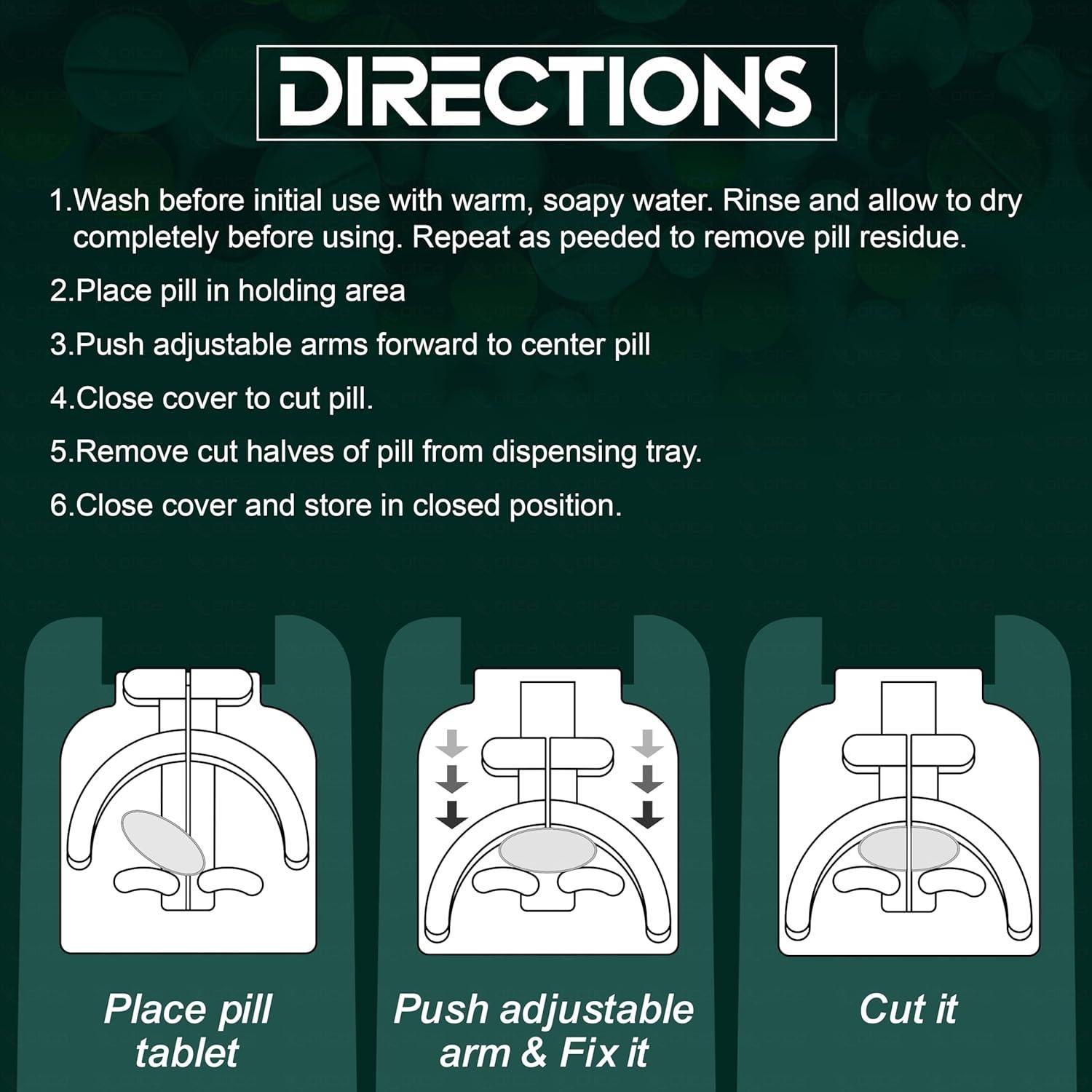 Cortador de Pastillas OTICA Healthcare TCPS1, Tamaño Viaje