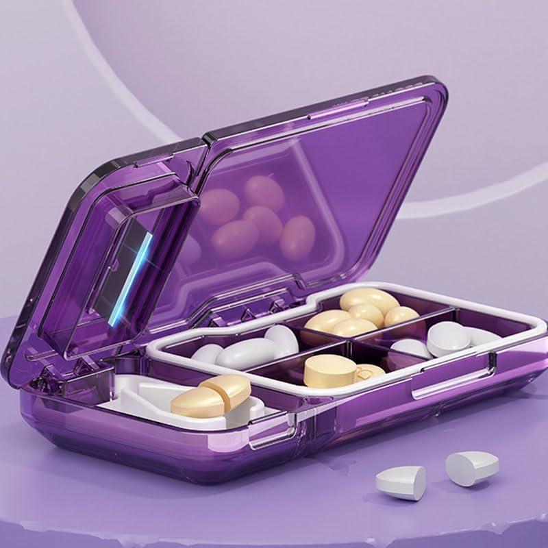 Cortador de Pastillas Portátil DUARIHA con Almacenamiento Gris