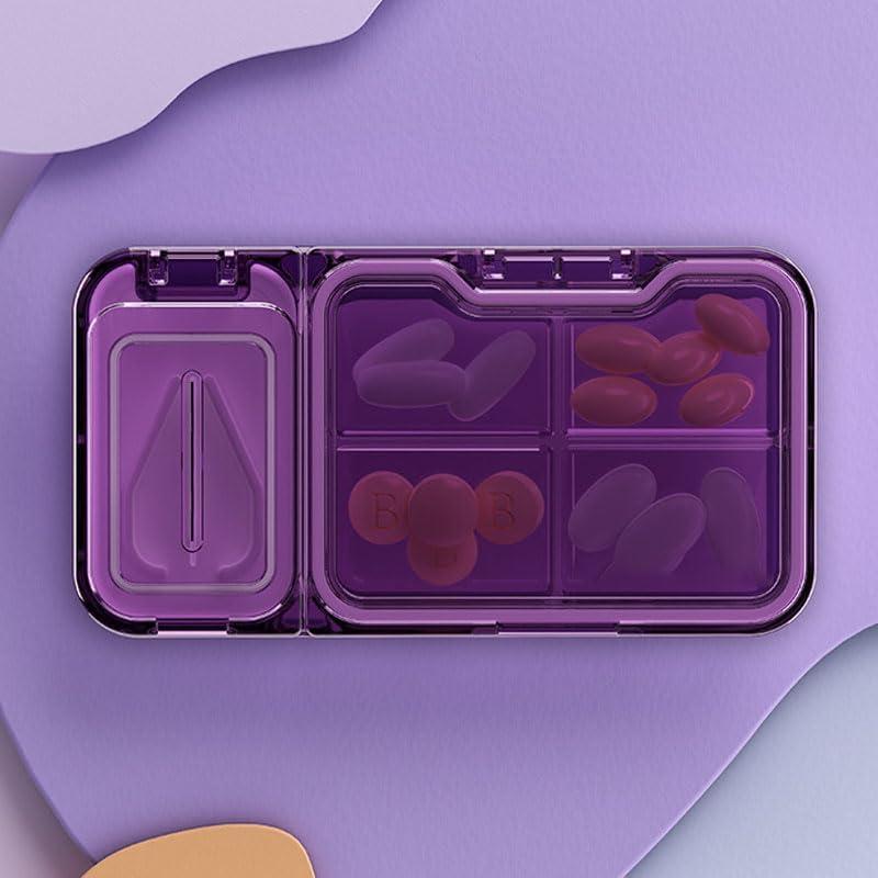 Cortador de Pastillas Portátil DUARIHA con Almacenamiento Gris