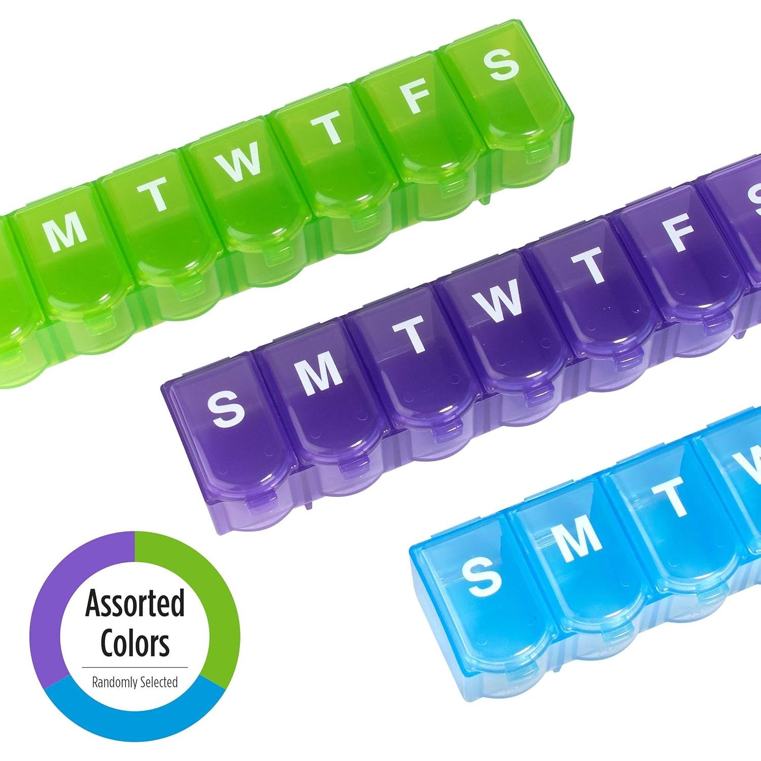 Planificador Semanal de Pastillas Ezy Dose 7 Días - Organizador Grande