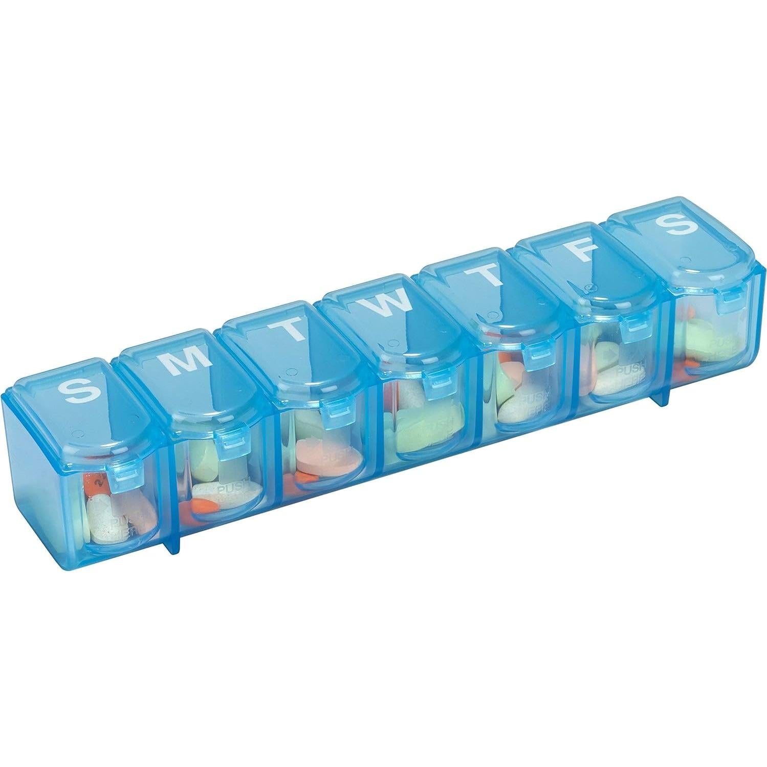 Planificador Semanal de Pastillas Ezy Dose 7 Días - Organizador Grande