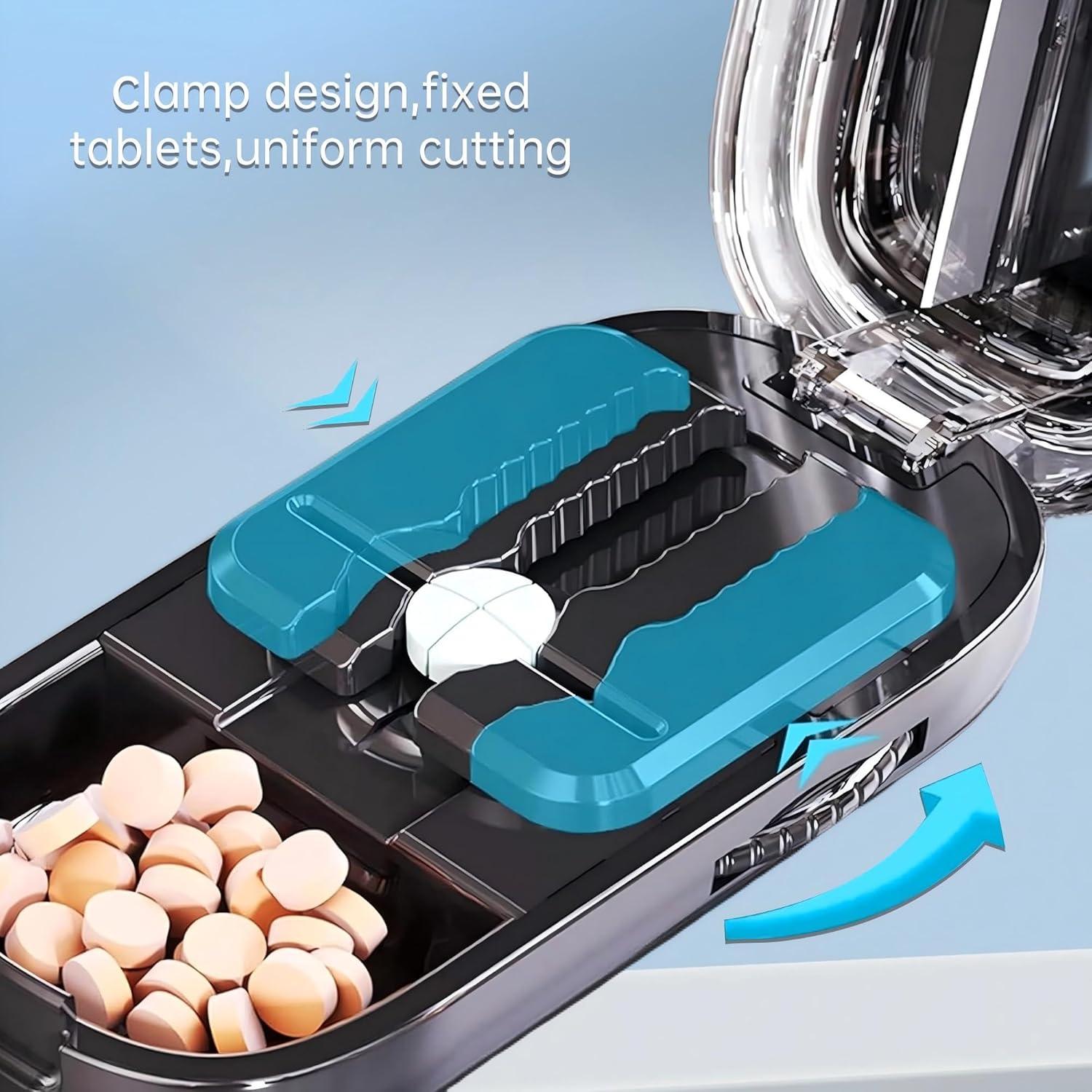 Cortador de Pastillas Echu Portátil con Cuchilla de Acero Inoxidable