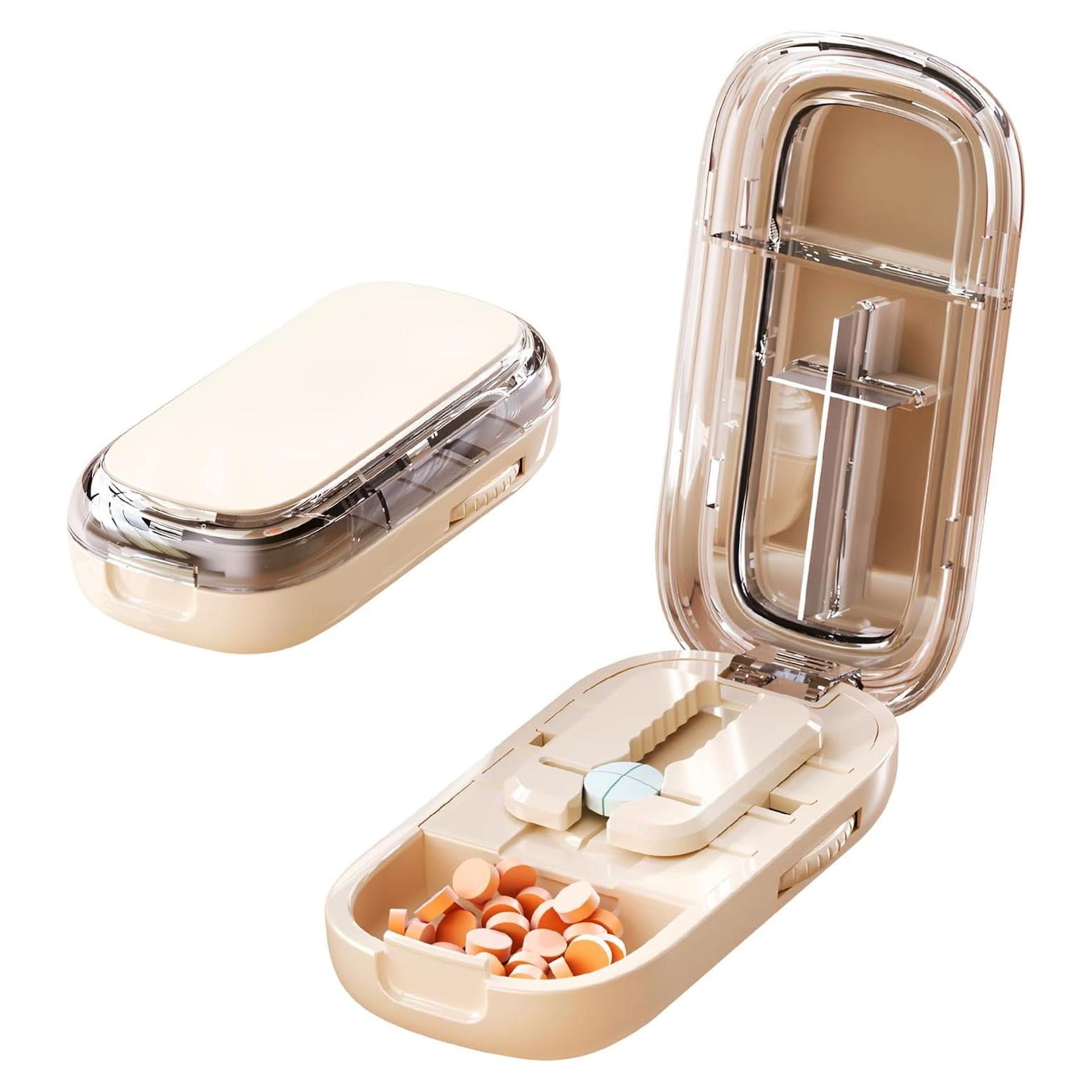 Cortador de Pastillas Portátil Woyuosn - Ajustable, Acero Inoxidable