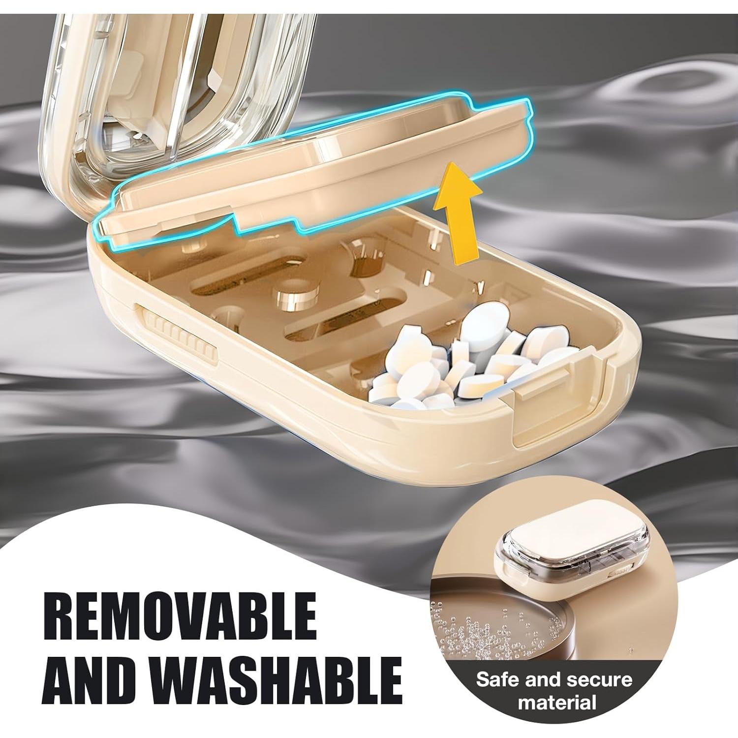 Cortador de Pastillas Portátil Woyuosn - Ajustable, Acero Inoxidable