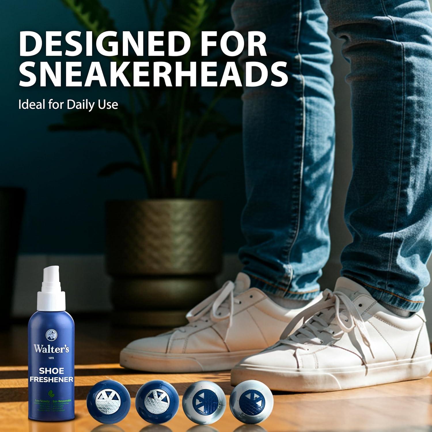 Kit Desodorante para Zapatos Walter - Spray 118 ml + 2 Bolas