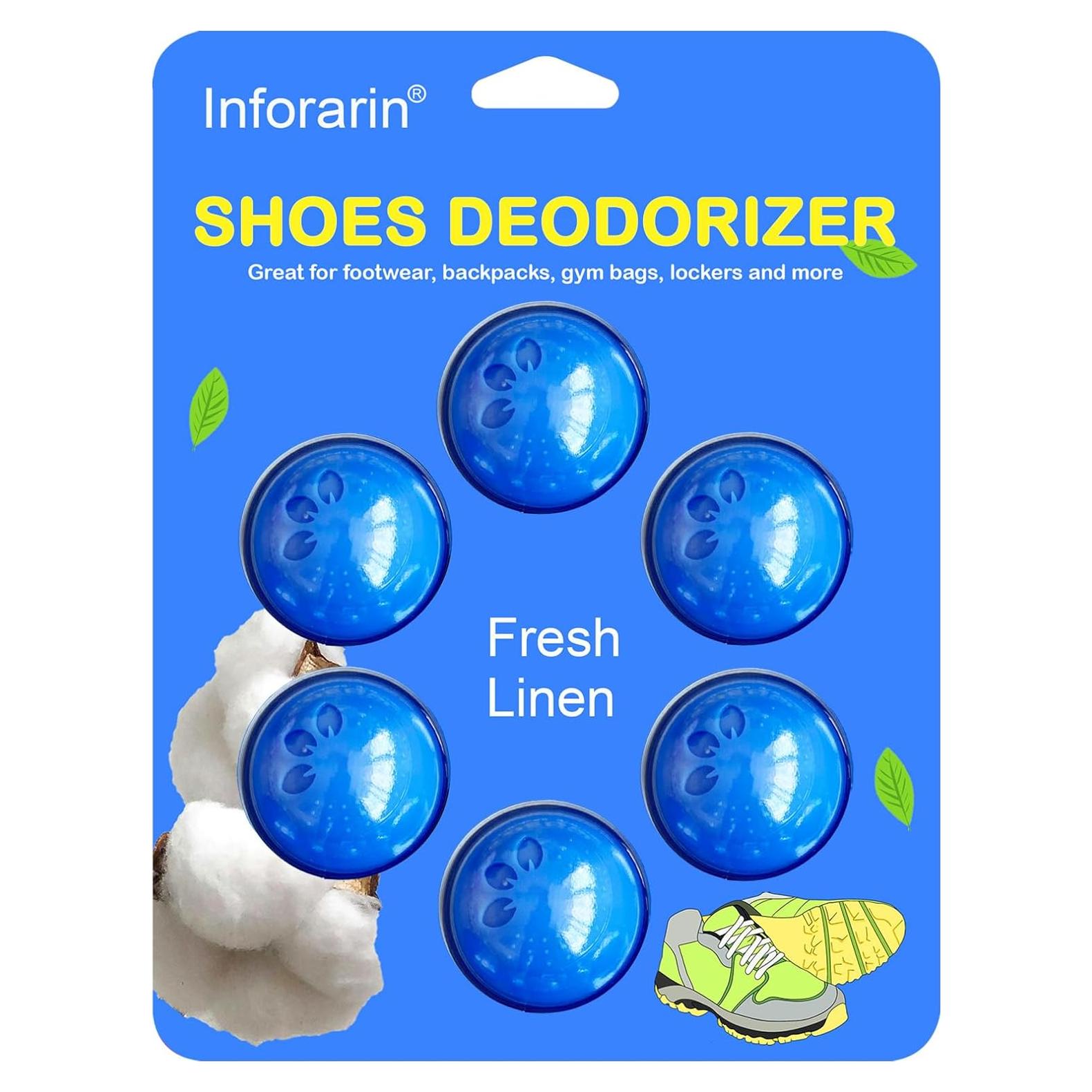 Bolas Desodorantes para Zapatillas Aroma Fresco - 6 Unidades