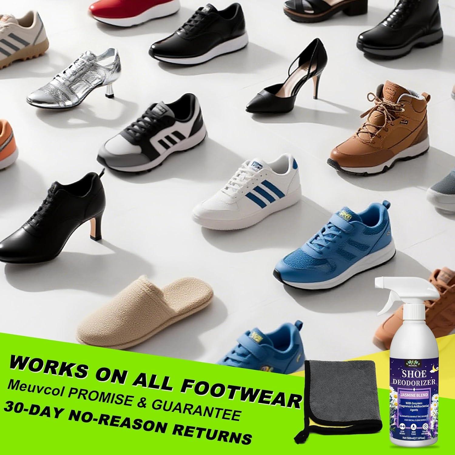 Spray Desodorante para Zapatos Meuvcol 500 ml Ecológico Eliminador de Olores