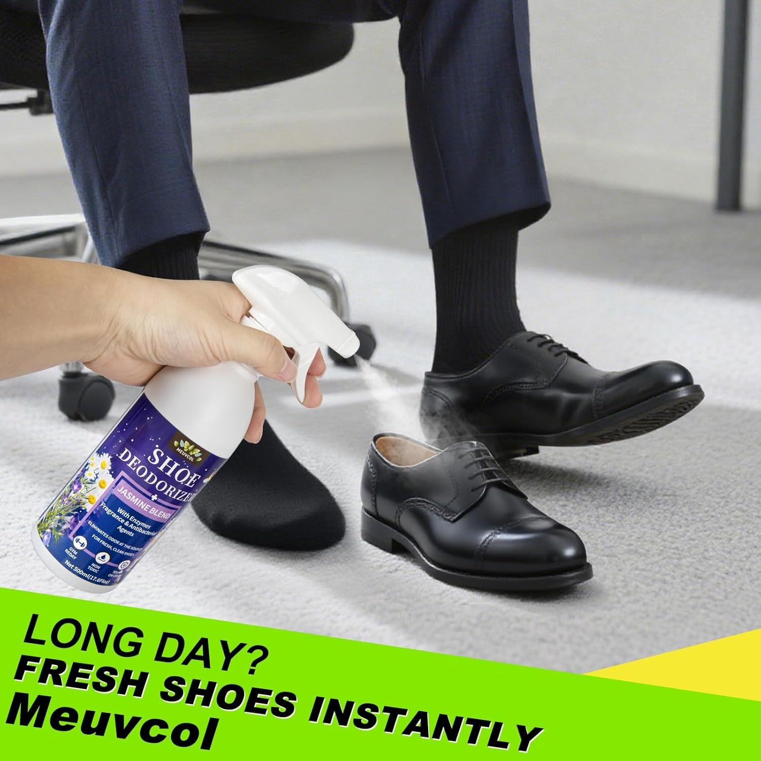 Spray Desodorante para Zapatos Meuvcol 500 ml Ecológico Eliminador de Olores