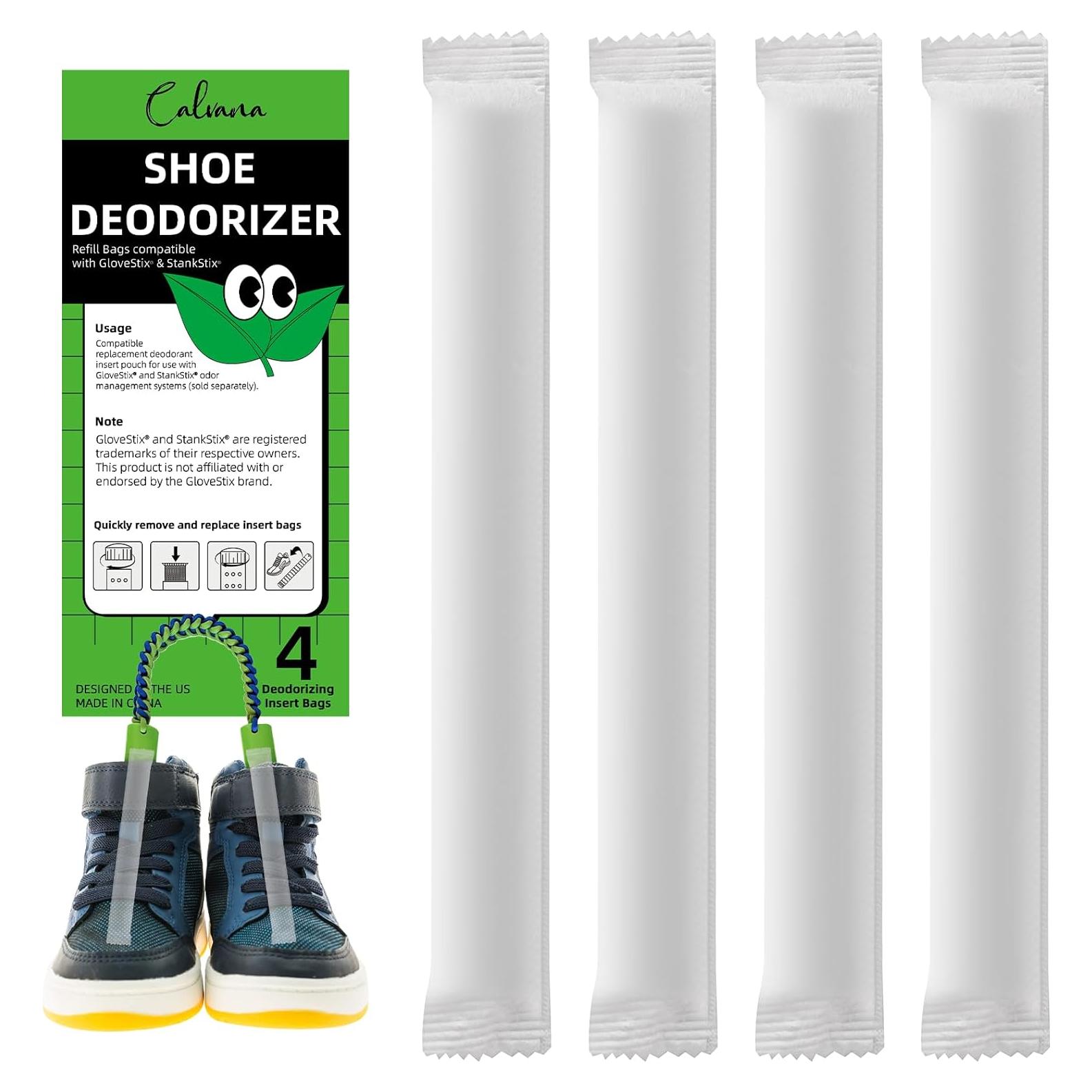 Desodorante para Zapatos Calvana - Paquete de 4, Frescura 6 Meses