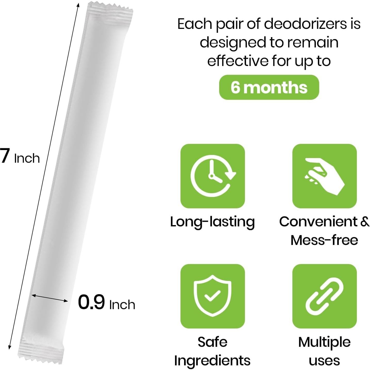 Desodorante para Zapatos Calvana - Paquete de 4, Frescura 6 Meses