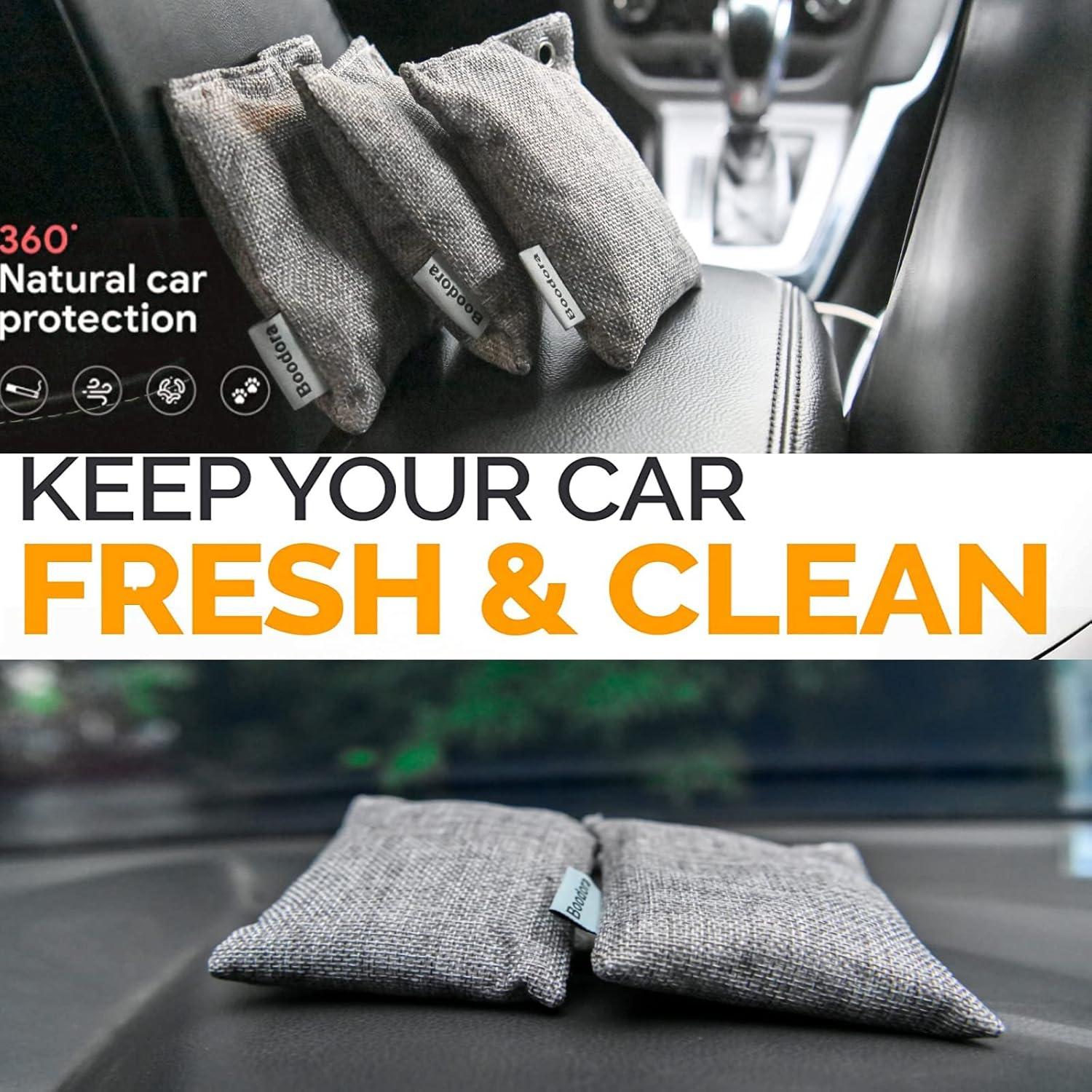 Paquete de 15 Bolsas de Carbón de Bambú Purificadoras 12.7x10.2cm