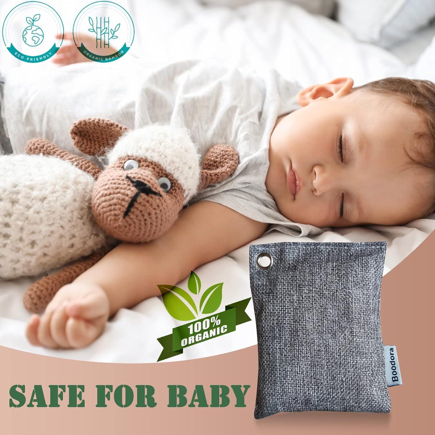 Paquete de 15 Bolsas de Carbón de Bambú Purificadoras 12.7x10.2cm