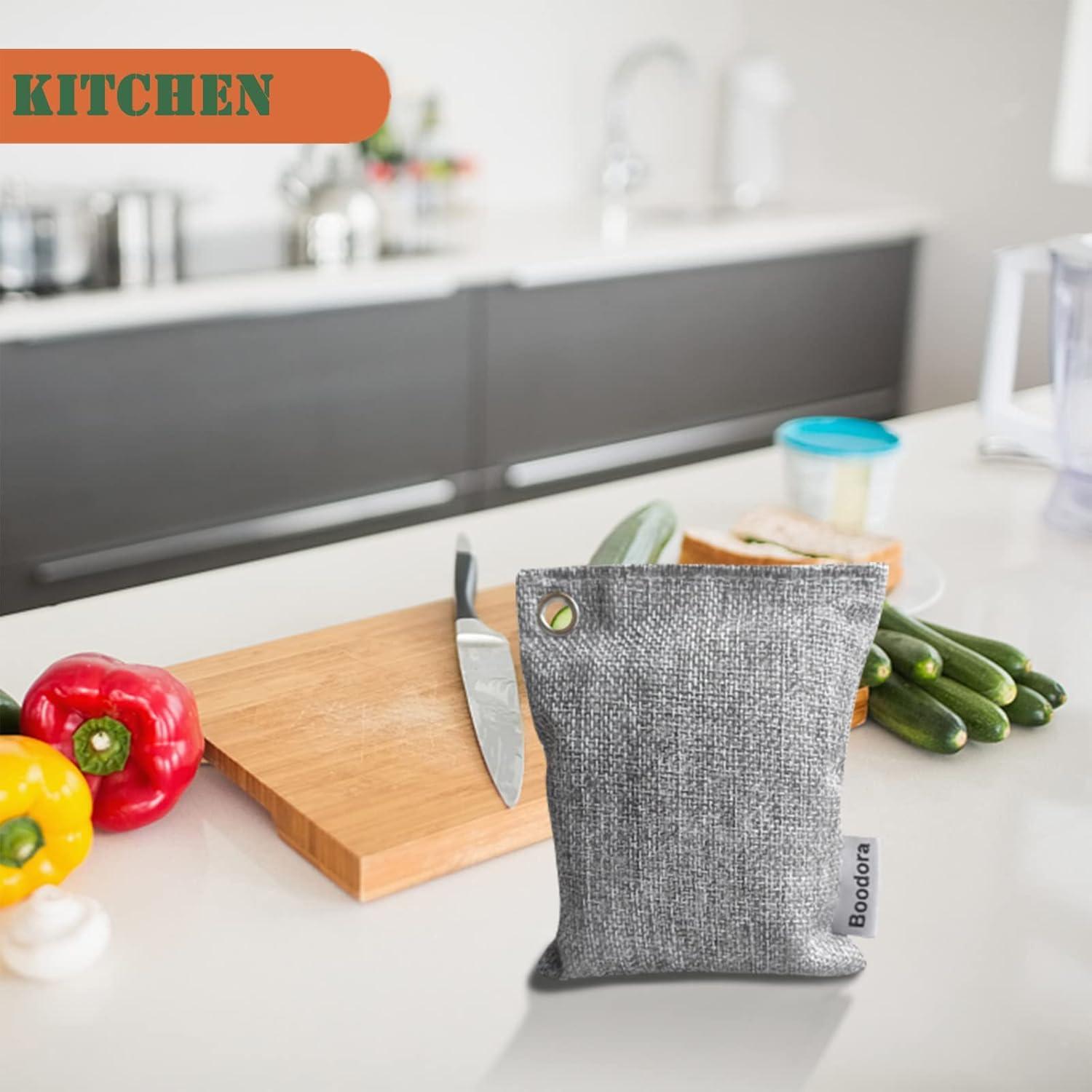 Paquete de 15 Bolsas de Carbón de Bambú Purificadoras 12.7x10.2cm