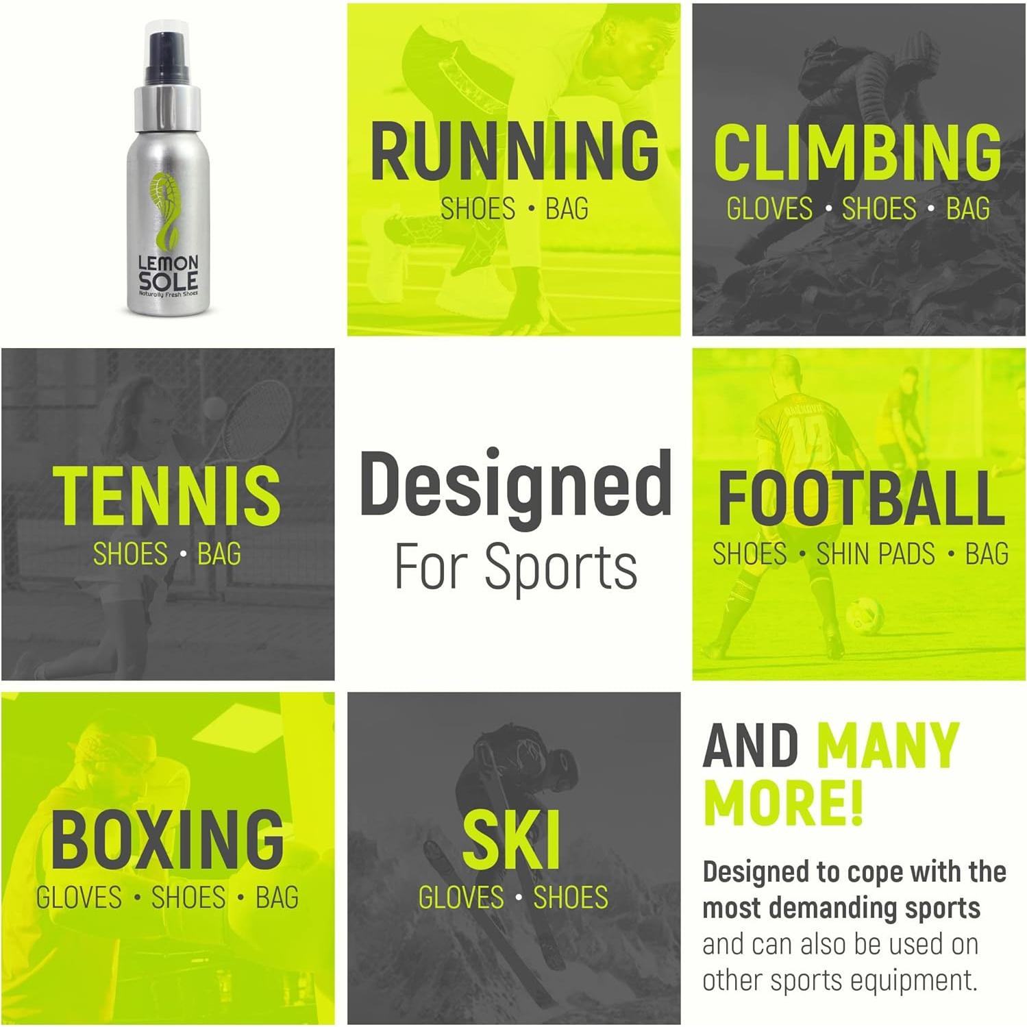 Desodorante Natural para Zapatos Lemon Sole - Spray 68g