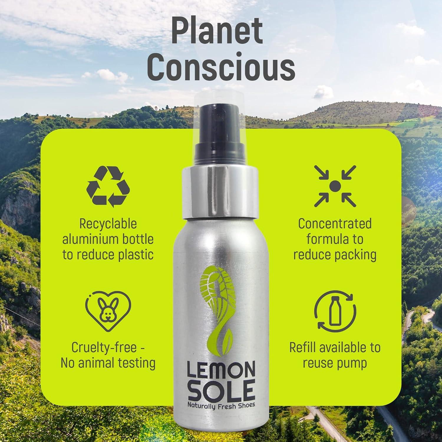 Desodorante Natural para Zapatos Lemon Sole - Spray 68g