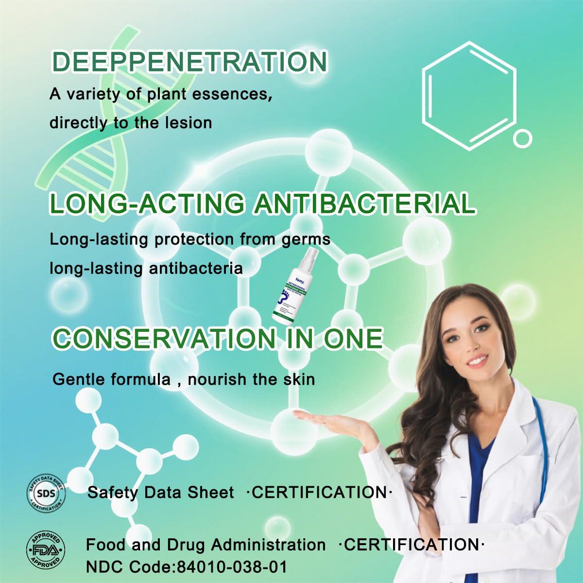 Desodorante Natural para Pies y Zapatos JIANGXI - Spray Antibacteriano 120g