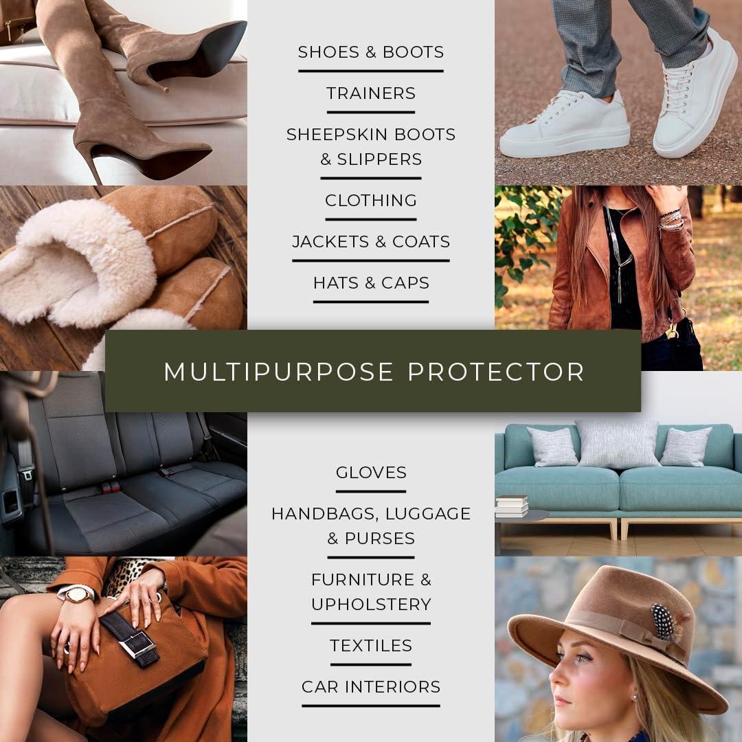 Protector Impermeable Renapur 250 ml para Ante y Tela Ecológico