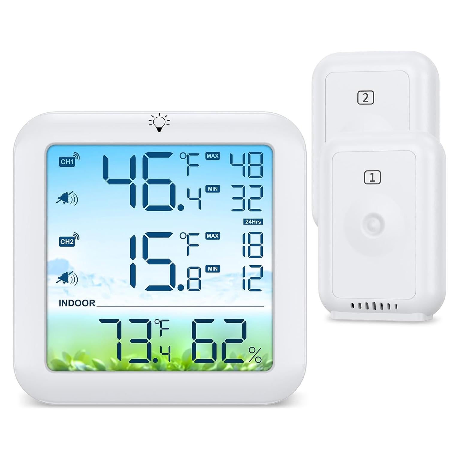 Termómetro Inalámbrico Bomivoi para Refrigerador y Congelador